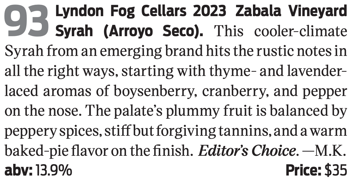 2023 Syrah