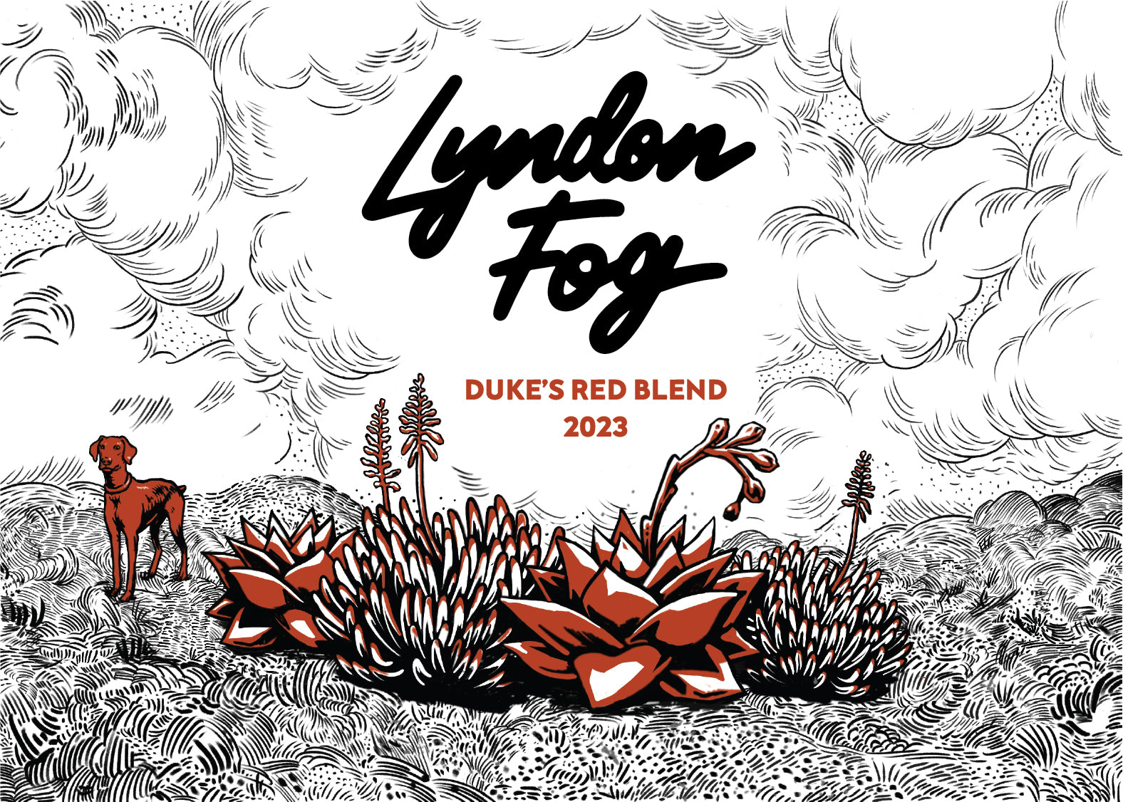 2023 Duke Red Blend – Lyndon Fog Cellars